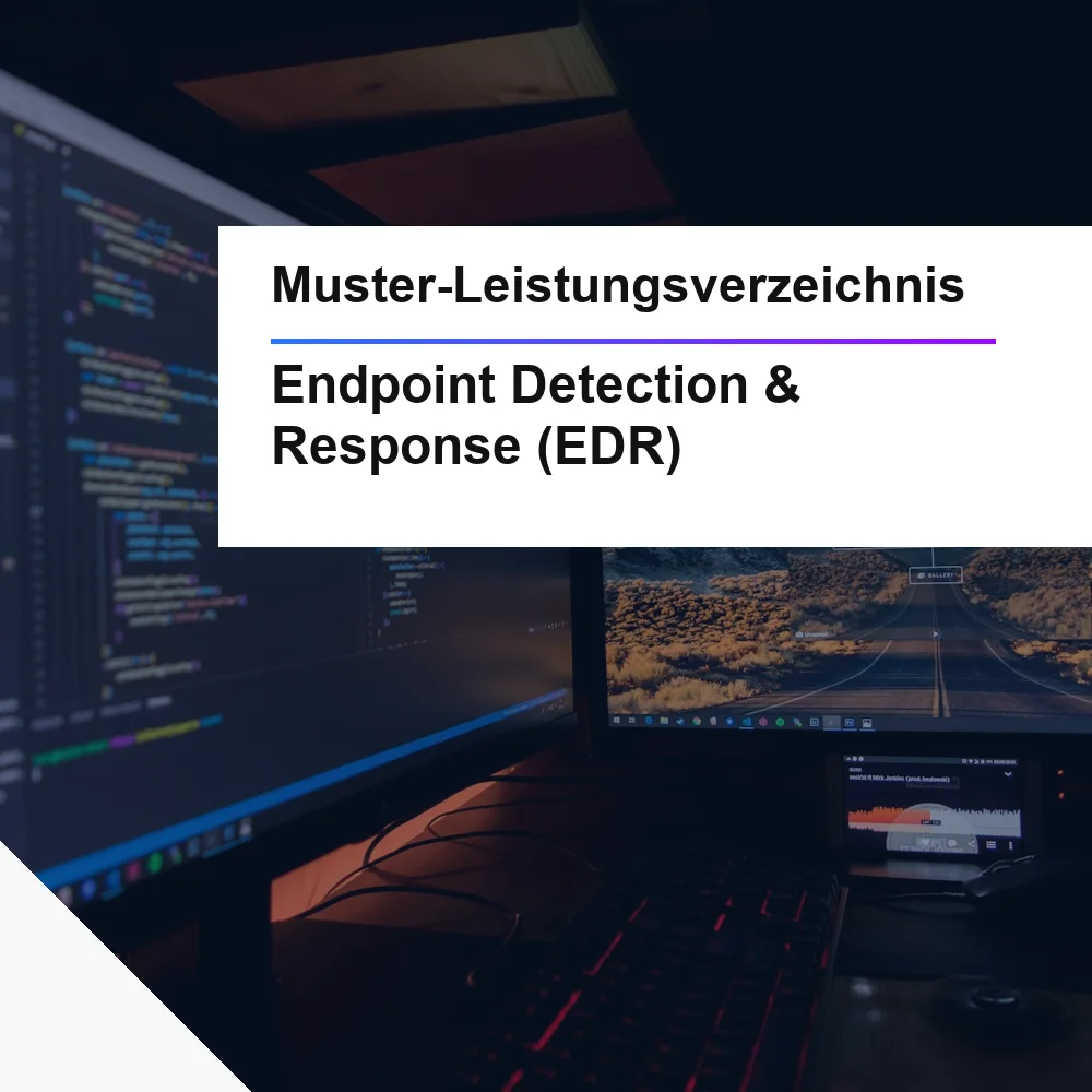 Muster-LV EDR Endpoint Detection Response öffentliche Ausschreibung