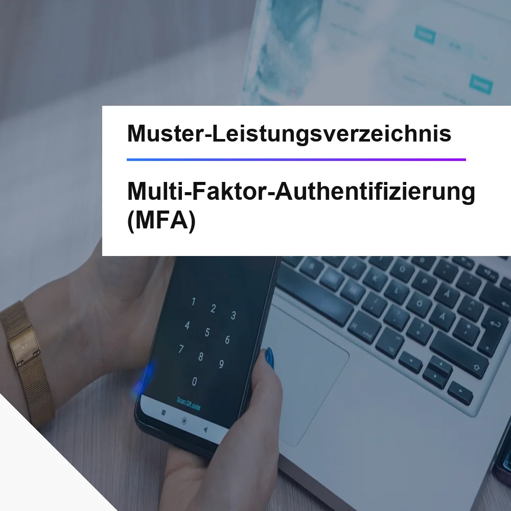 muster-leistungsverzeichnisse MFA Mehrfaktor-Authentifizierung, öffentliche Ausschreibung