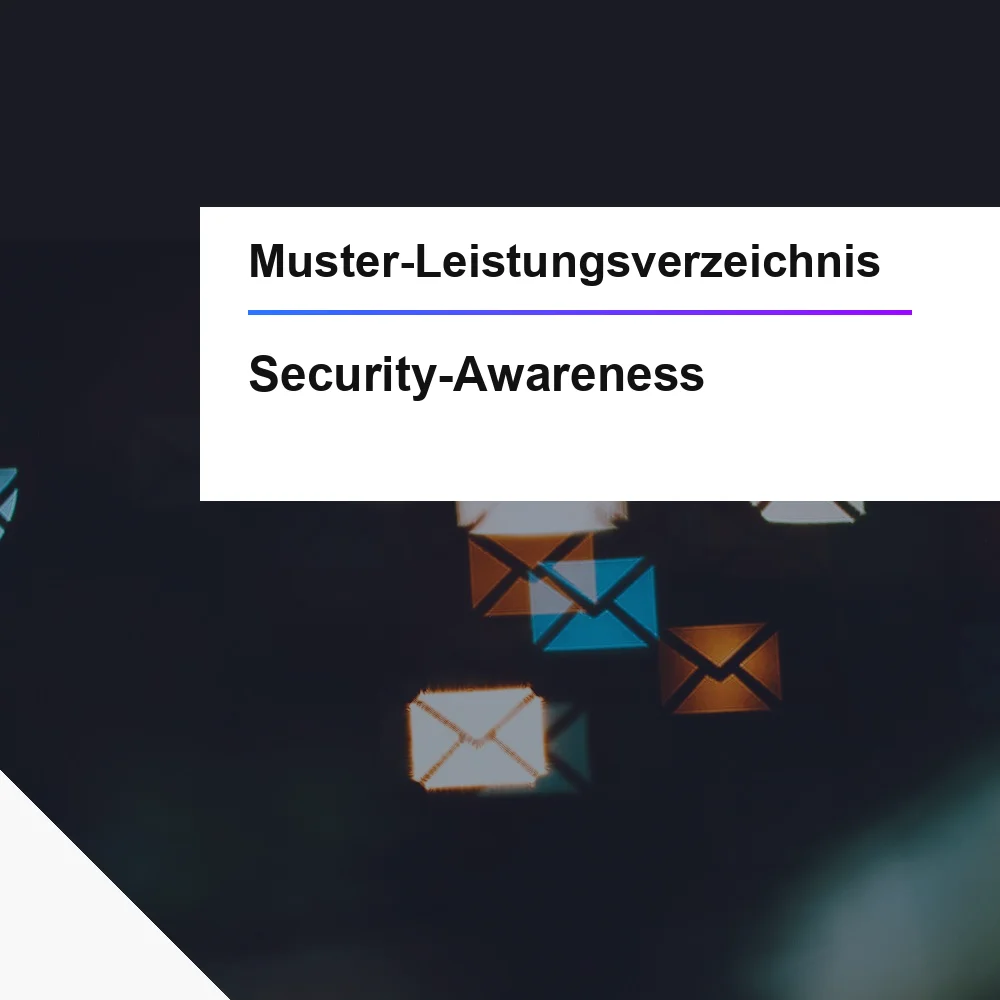 Muster-LV Security-Awareness oeffentliche Ausschreibung