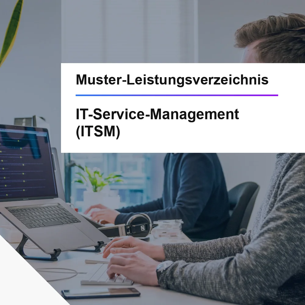 Muster-LV IT-Service-Management ITSM oeffentliche Ausschreibung